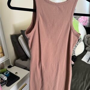 Sleeveless Tan Top